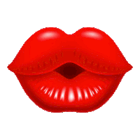bisous levres rouge